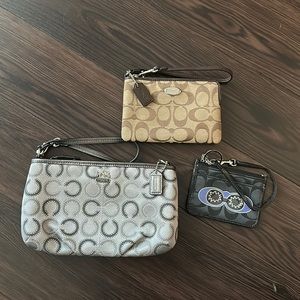 Bundle of Coach wristlets | NWOT